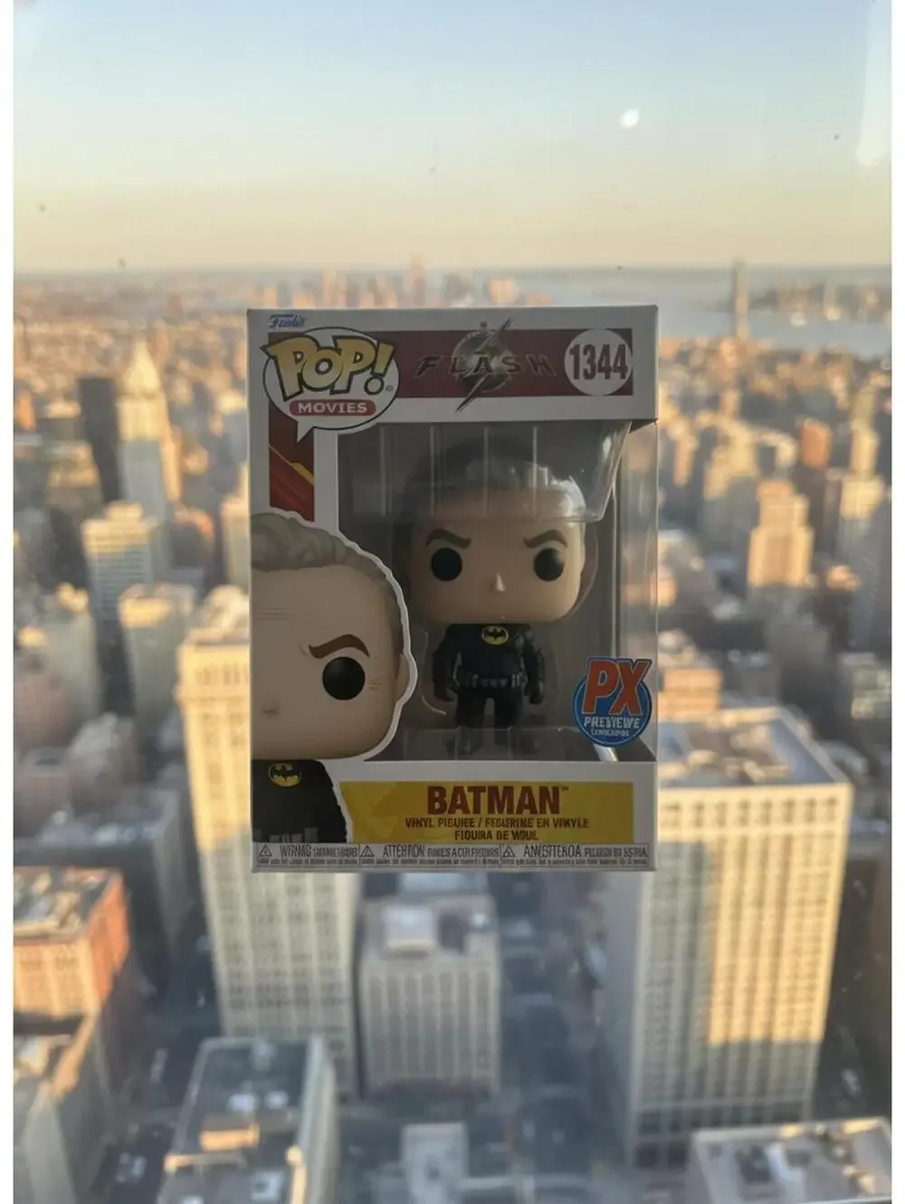 Funko Pop! Movies Flash Batman #1344 Vinyl Figure PX Previews Exclusive - Picture 1 of 4